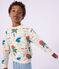 Children's printed cotton sweatshirt Ecru/multicolor