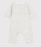 Babies' Patterned Footless Cotton Bodyjama MARSHMALLOW white/MULTICO white