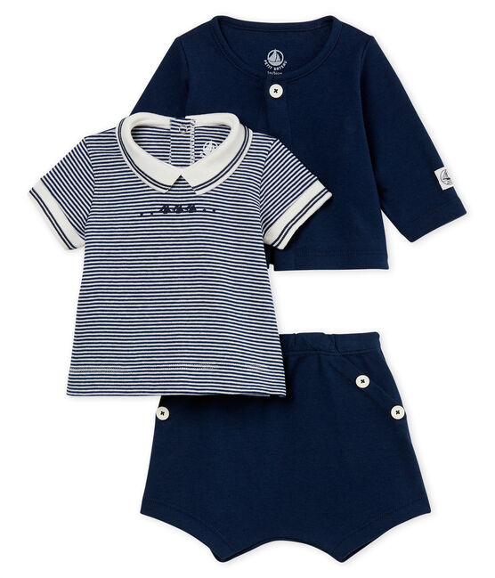 Baby boys' shorts and tee - 3-piece set variante 1