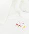 Babies' footless plain cotton pyjamas MARSHMALLOW white