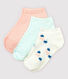 Girls' Ankle Socks - 3-Pack