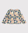 Blouse en gaze de coton enfant fille SALINE pink/MULTICO white