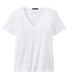 V-NECK women's fine jersey tee