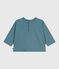 Babies' long-sleeved T-shirt with a cat design GOBELIN
