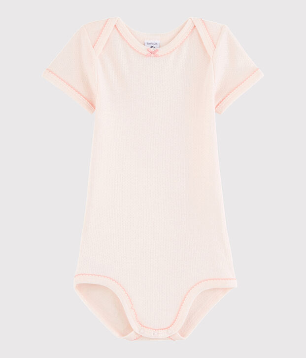 Baby Girls' Short-Sleeved Bodysuit FLEUR