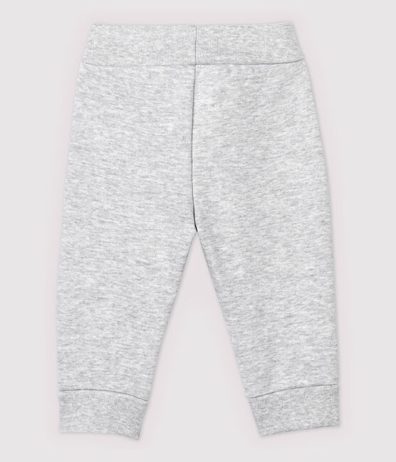 Babies' Unisex Fleece Trousers POUSSIERE CHINE grey