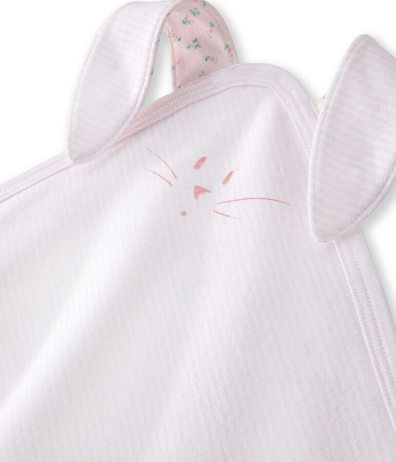Babies' Comforter VIENNE pink/ECUME white