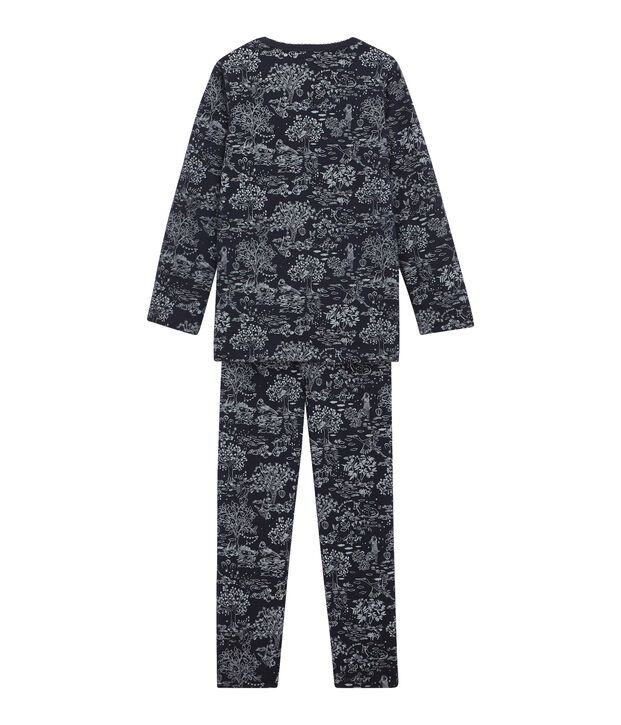 Little girl's pyjamas blue/white