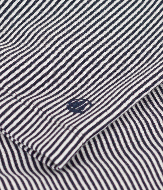 Women's Striped Kimono SMOKING blue/MARSHMALLOW white
