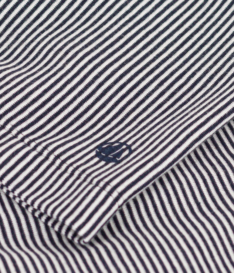 Women's Striped Kimono SMOKING blue/MARSHMALLOW white