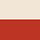 Ecru / red