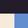 blue / ecru / blue