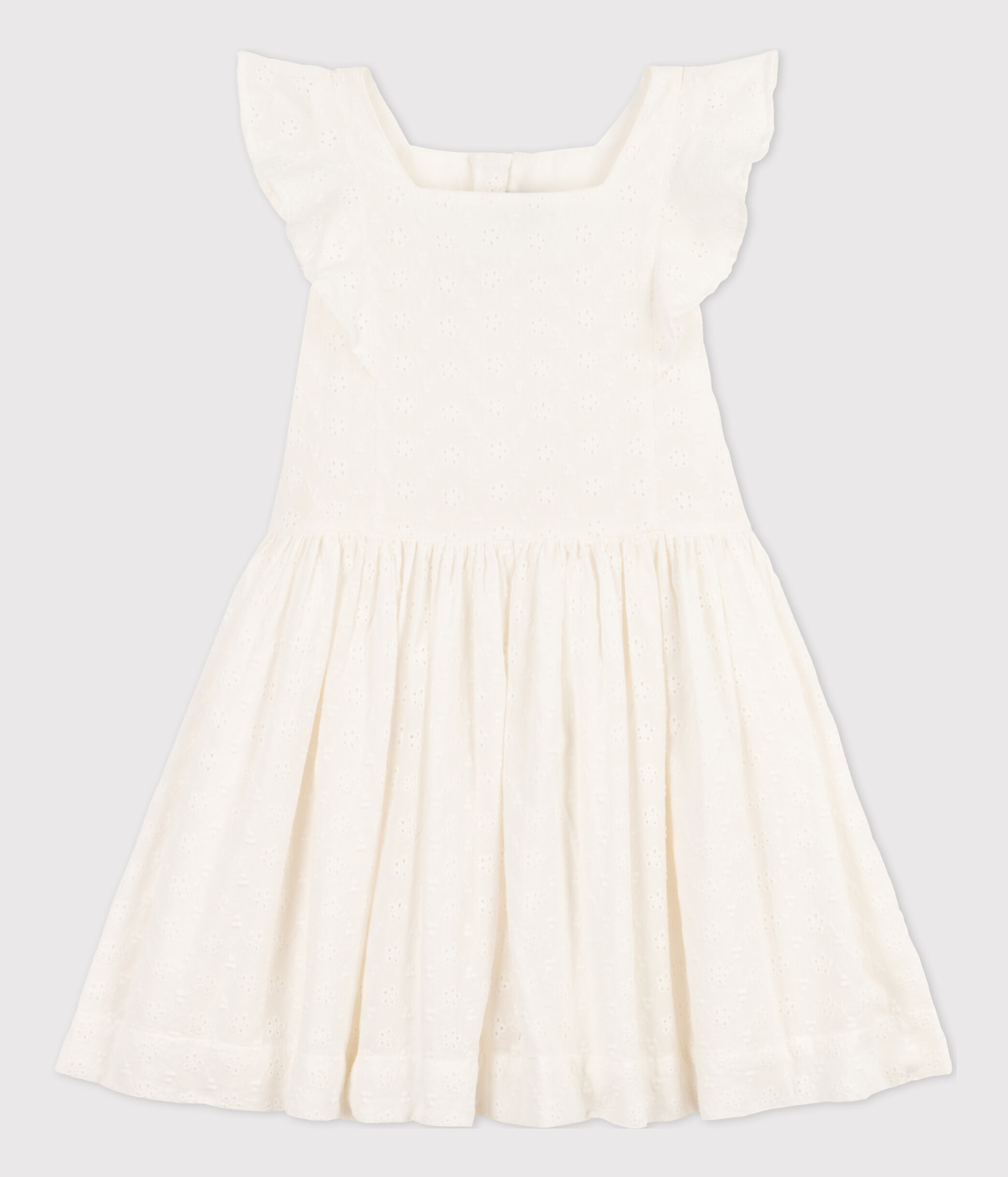 Little girl 2025 white eyelet dresses