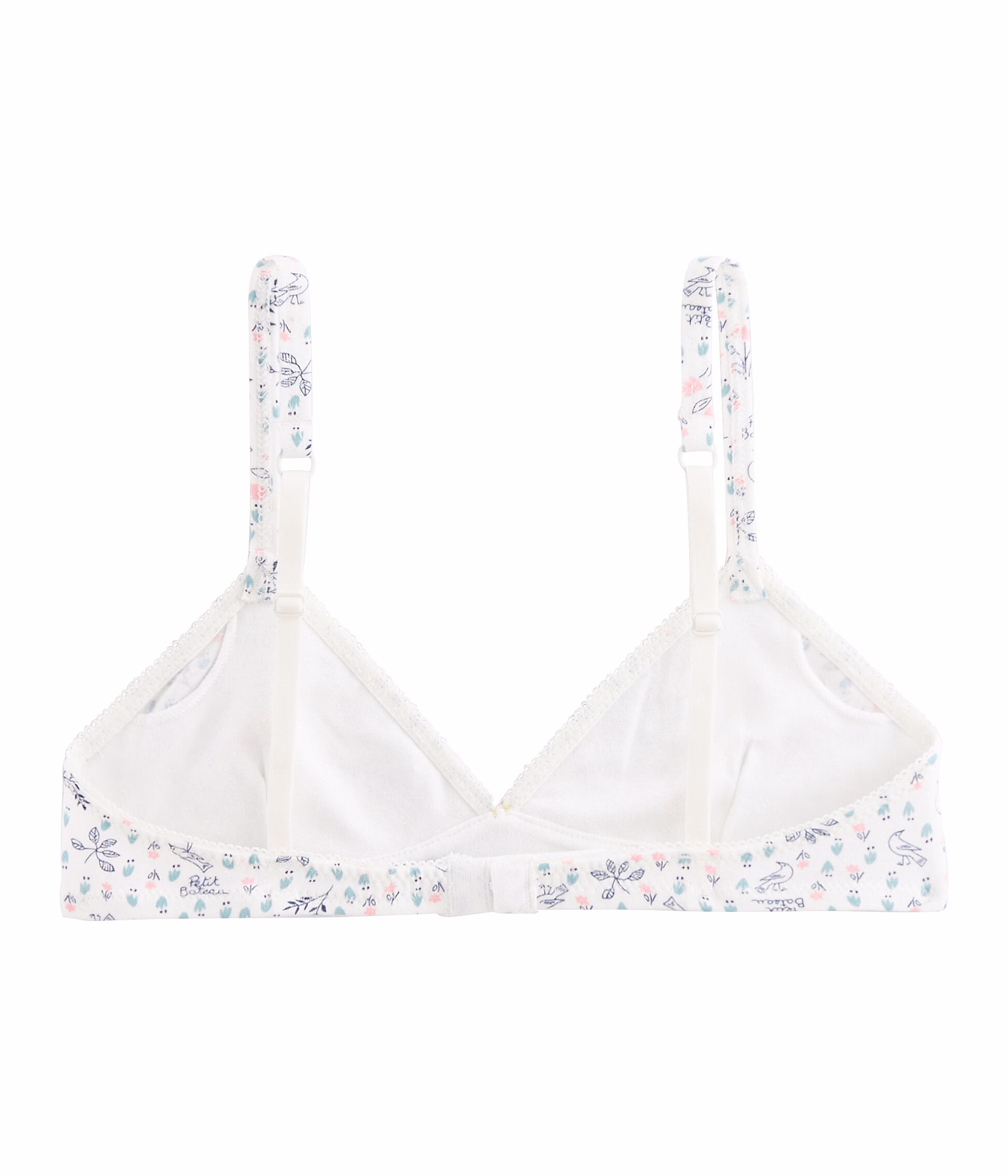 Girls Padded Bra MARSHMALLOW MULTICO Petit Bateau