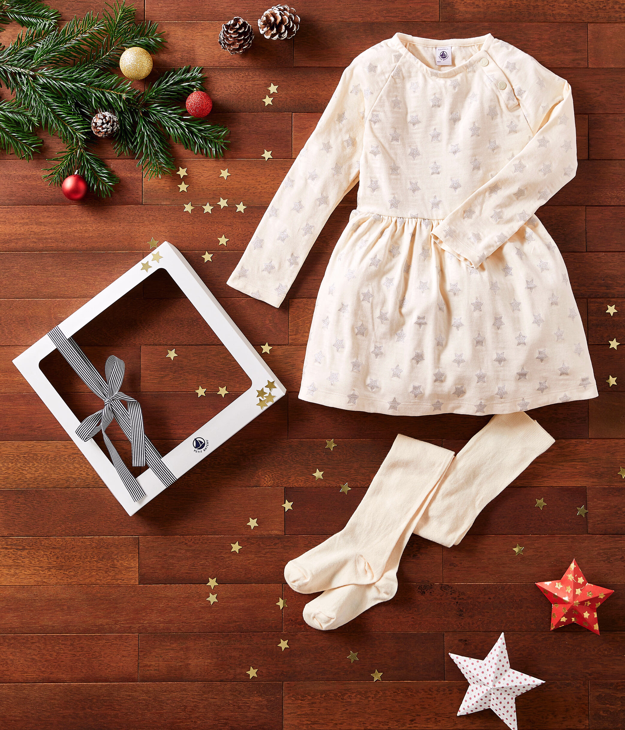 Girls dress and tights set sale