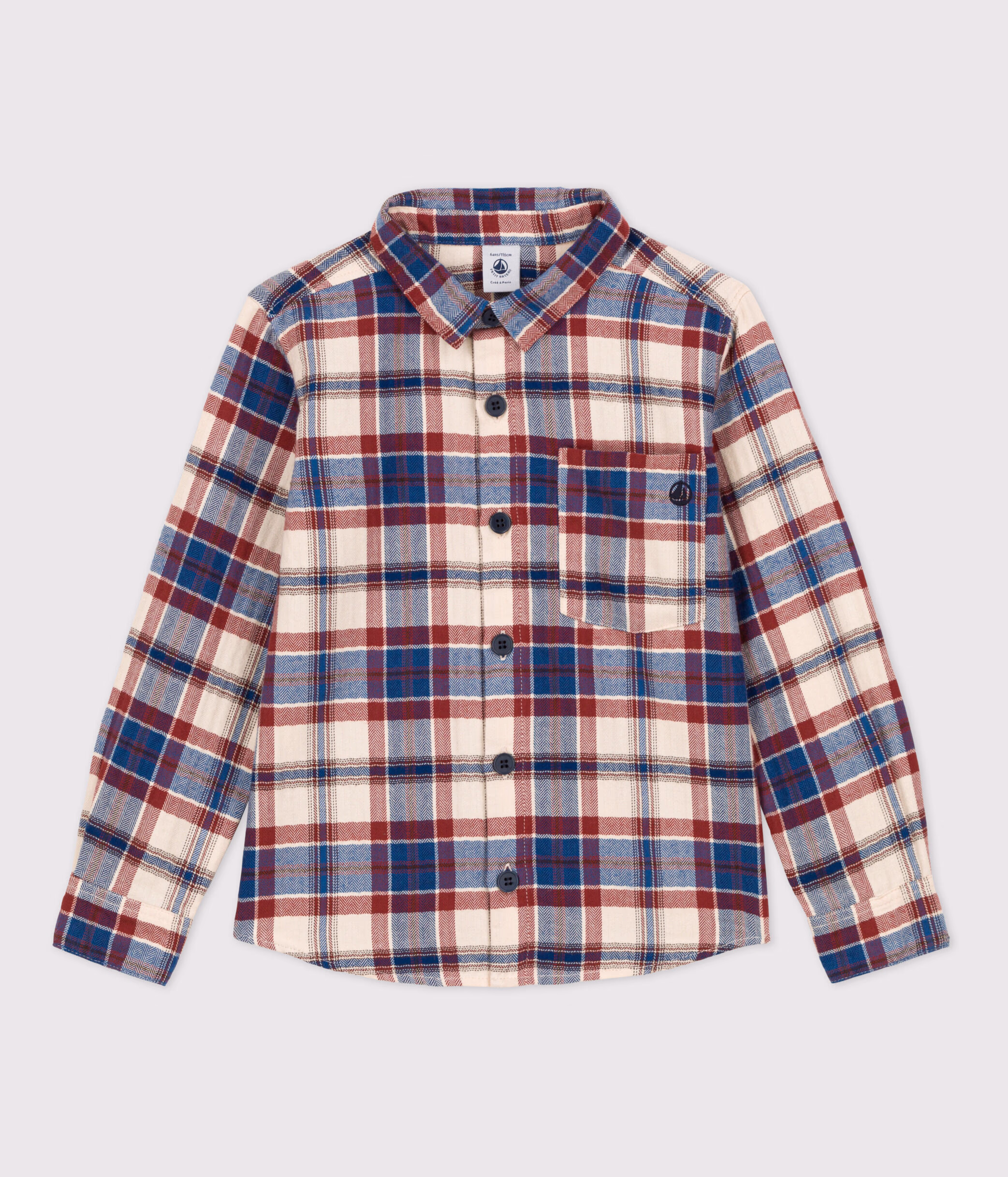 Boys checked sales shirt