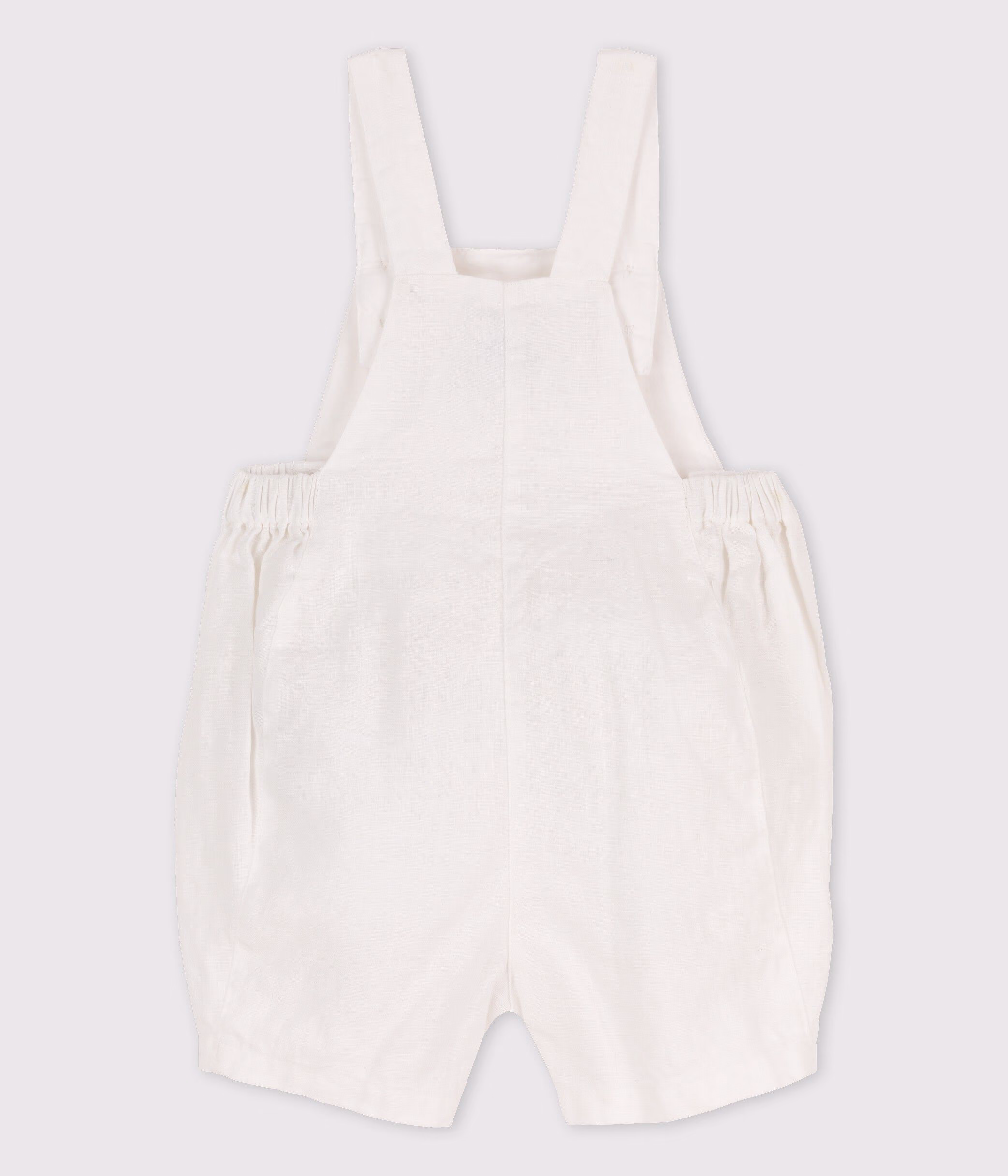 Babies Linen Dungaree Shorts A05YN01