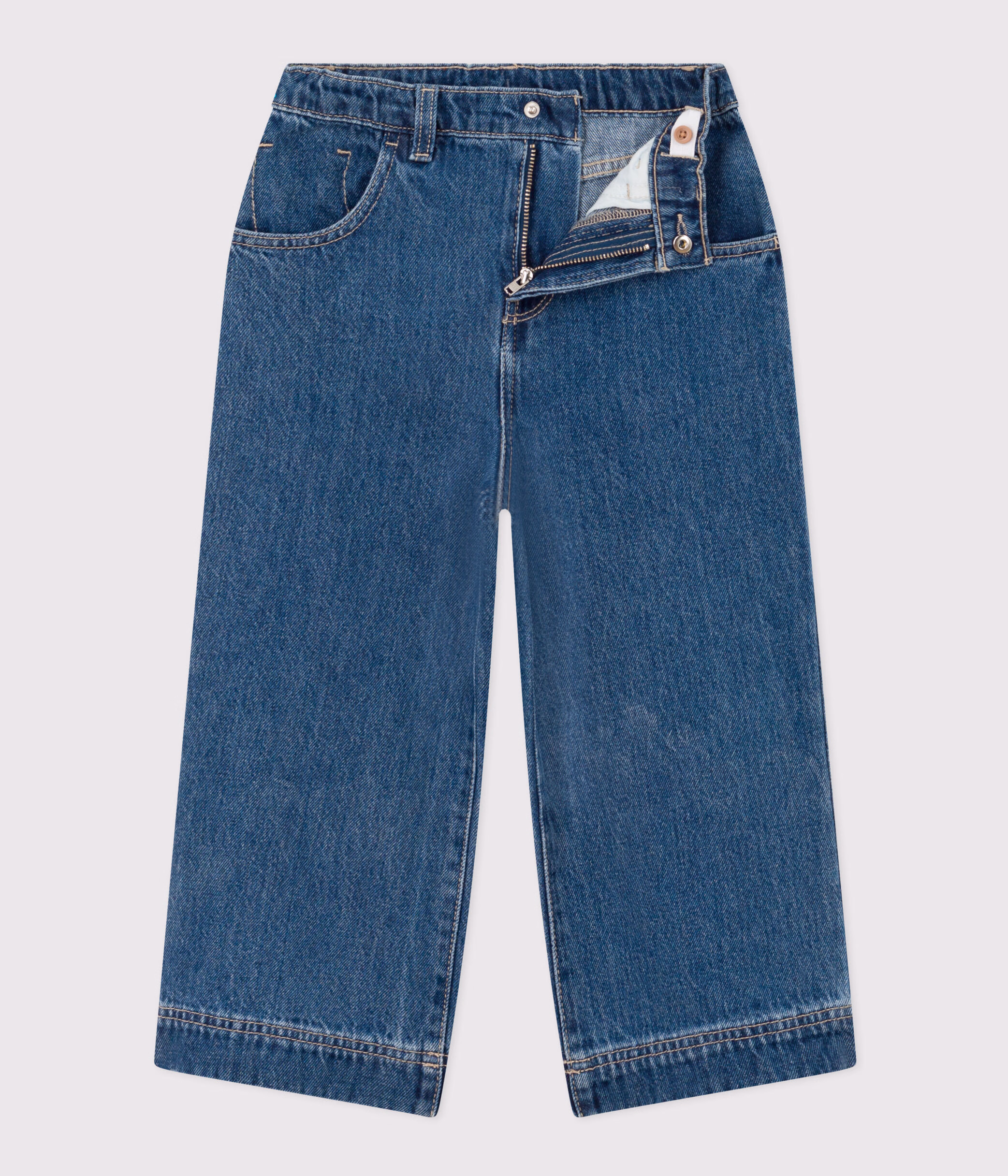 Baby Girls Eco Friendly Cotton Denim Trousers A06YE01