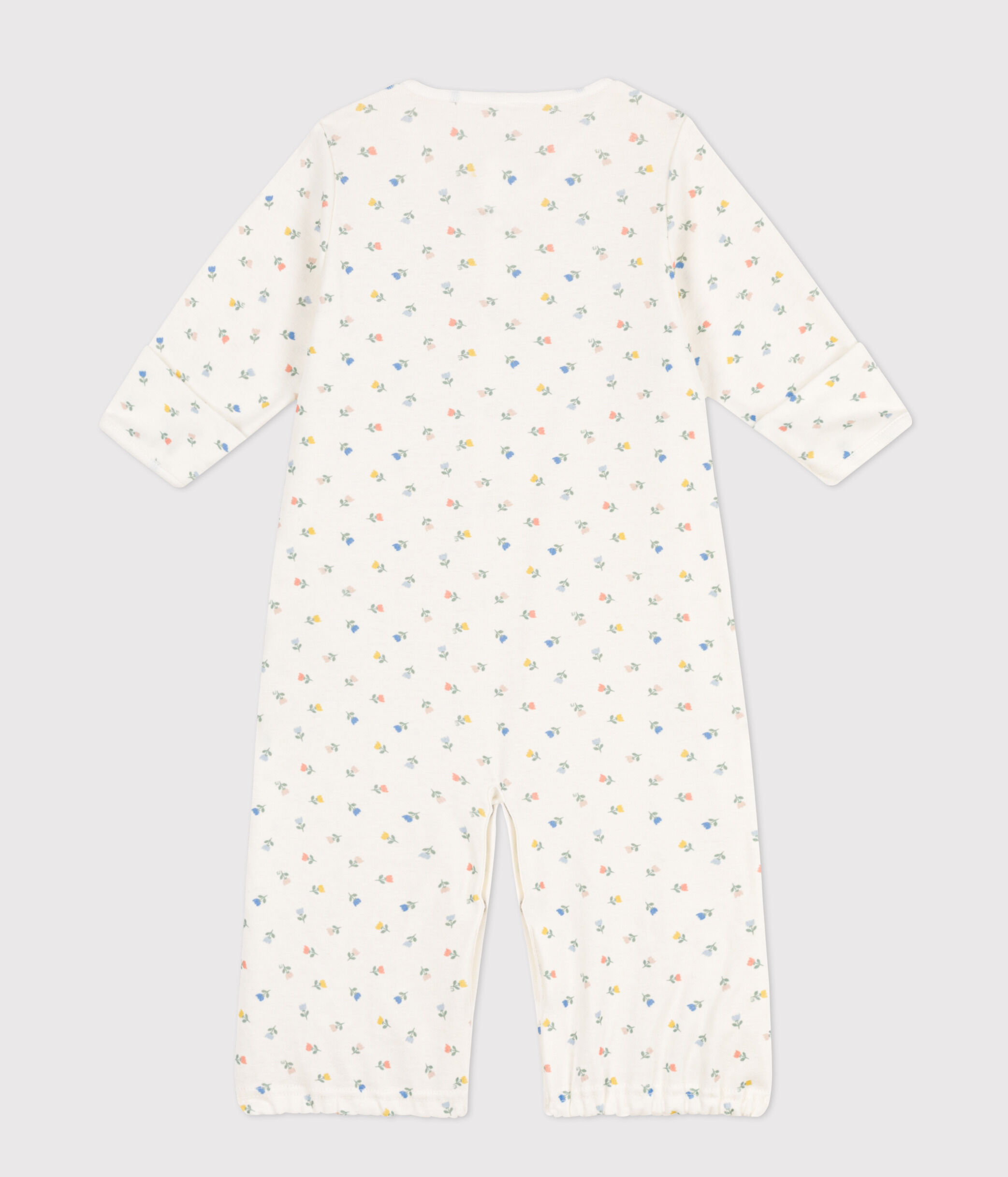 Cotton Jumpsuit Sleeping Bag MARSHMALLOW MULTICO Petit Bateau