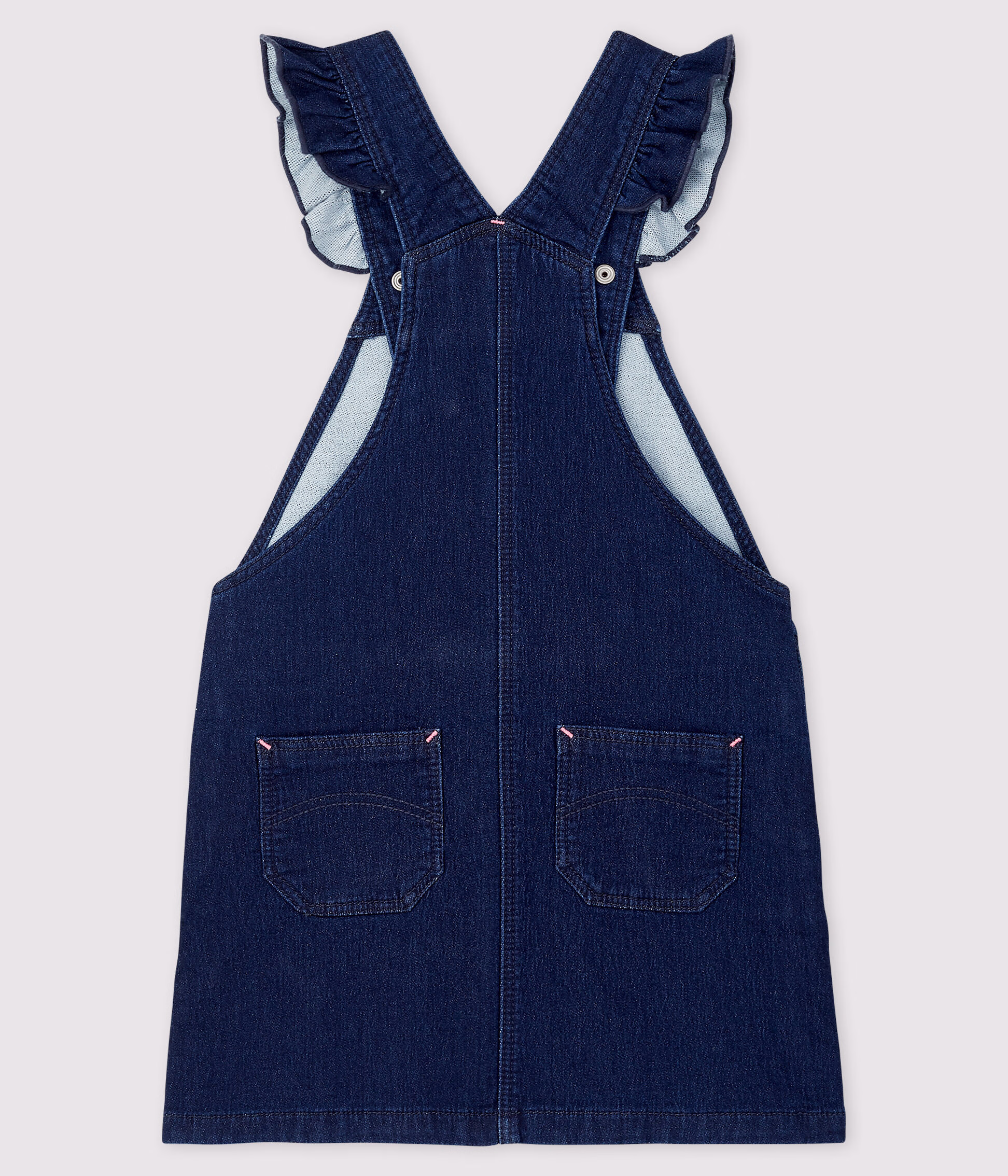 Navy blue outlet dungaree dress