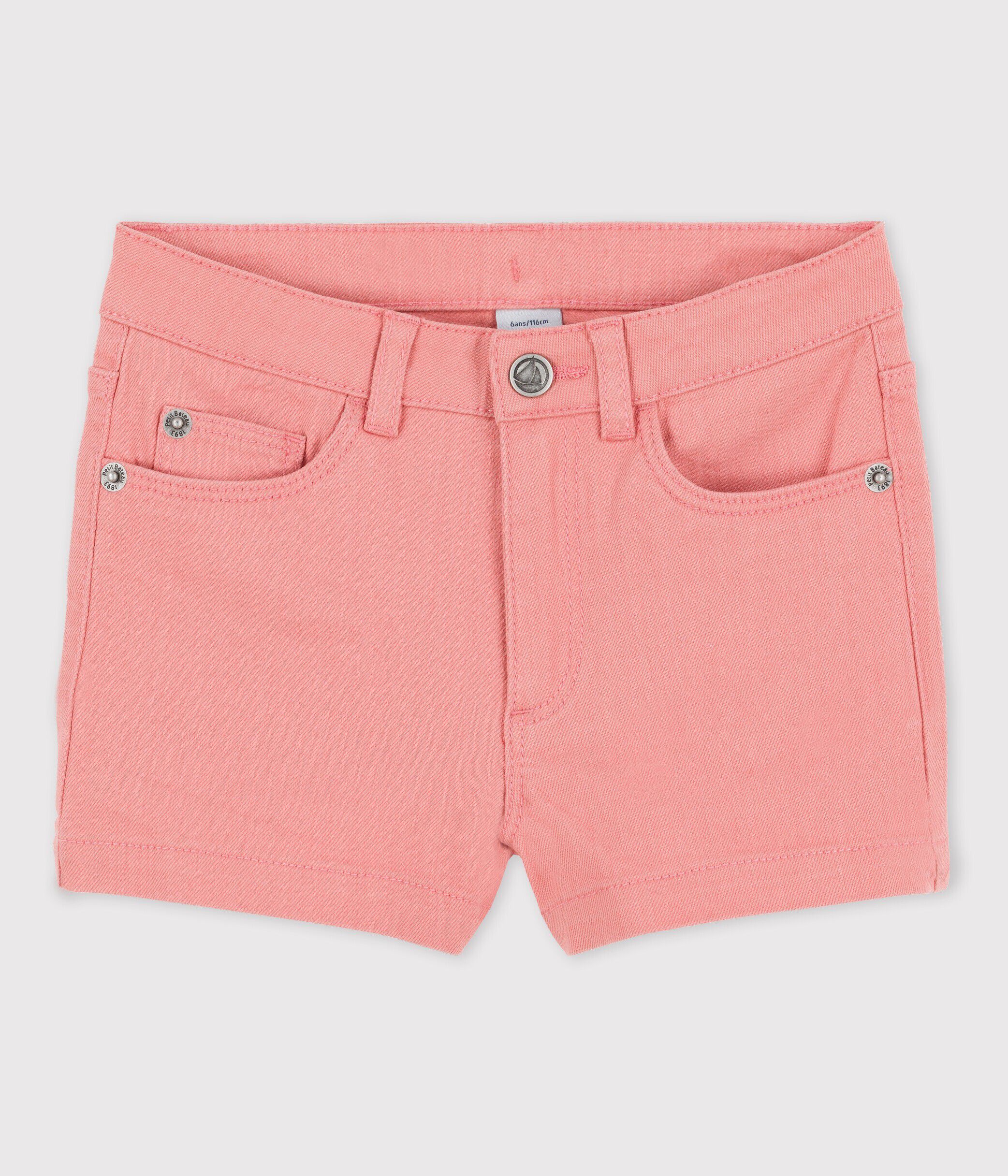 Ladies pink clearance denim shorts