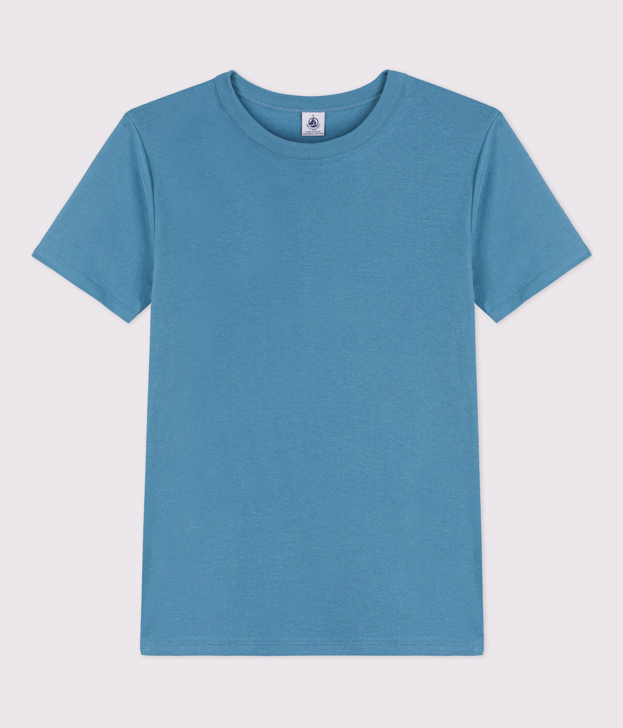 Round collar t best sale shirt
