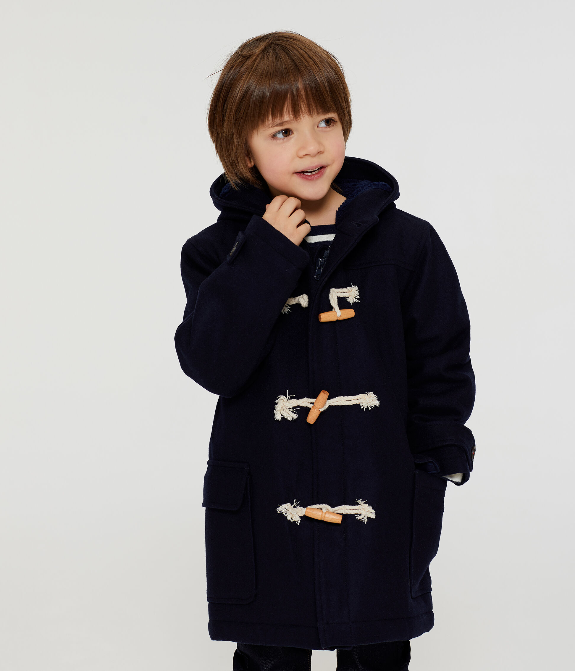 Boys Duffel Coat SMOKING Petit Bateau