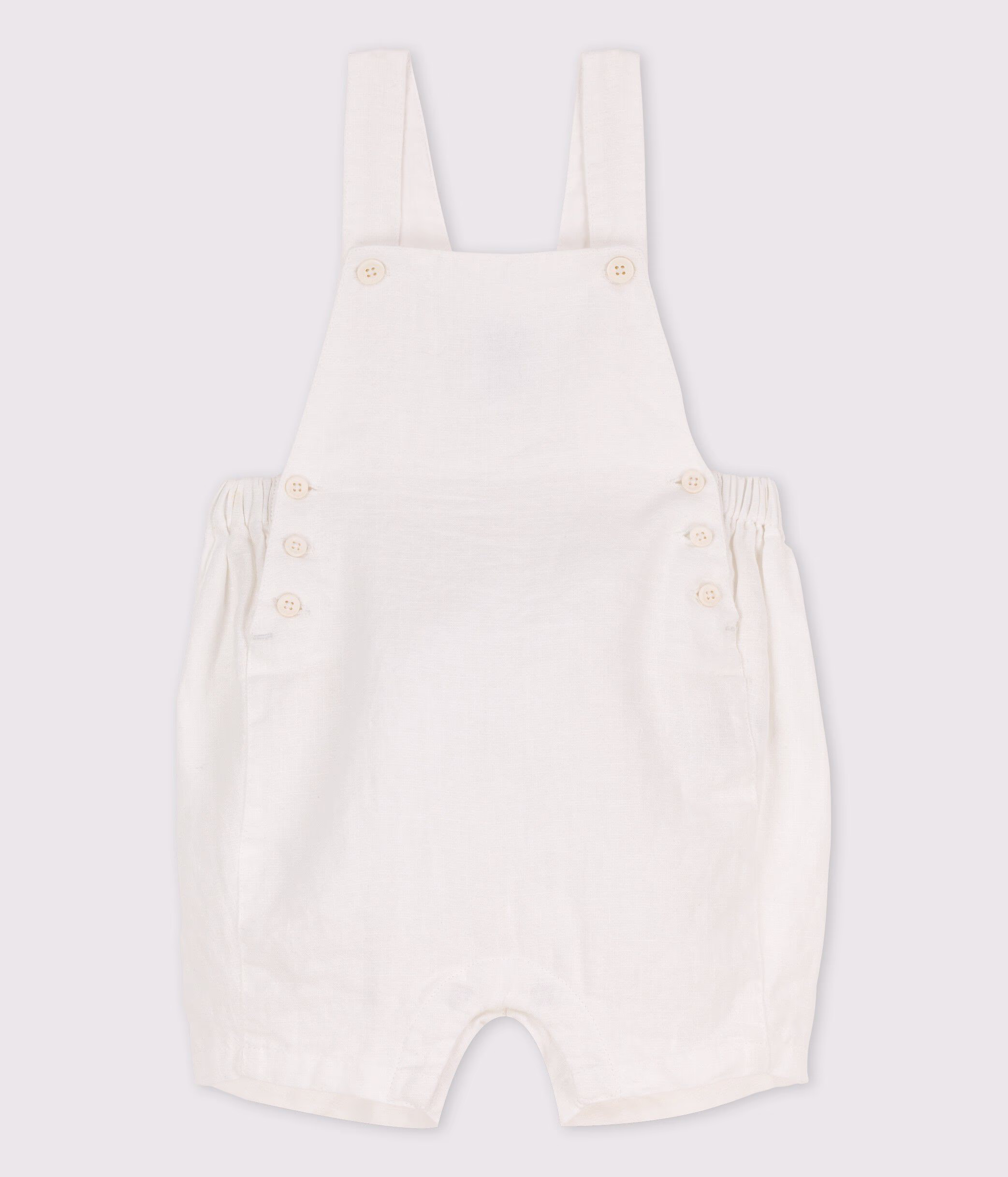 White dungaree shorts new arrivals
