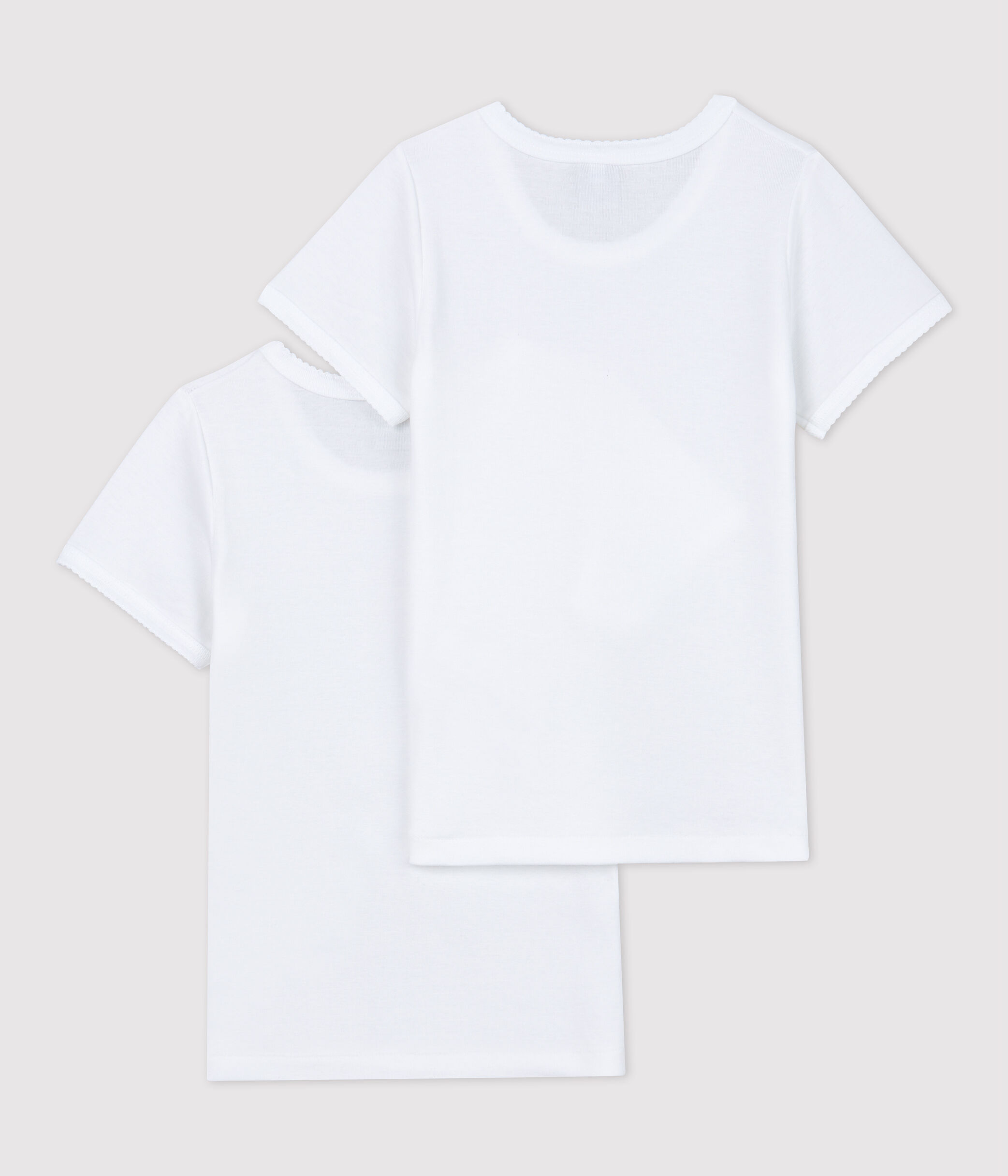 Girls plain hot sale white top
