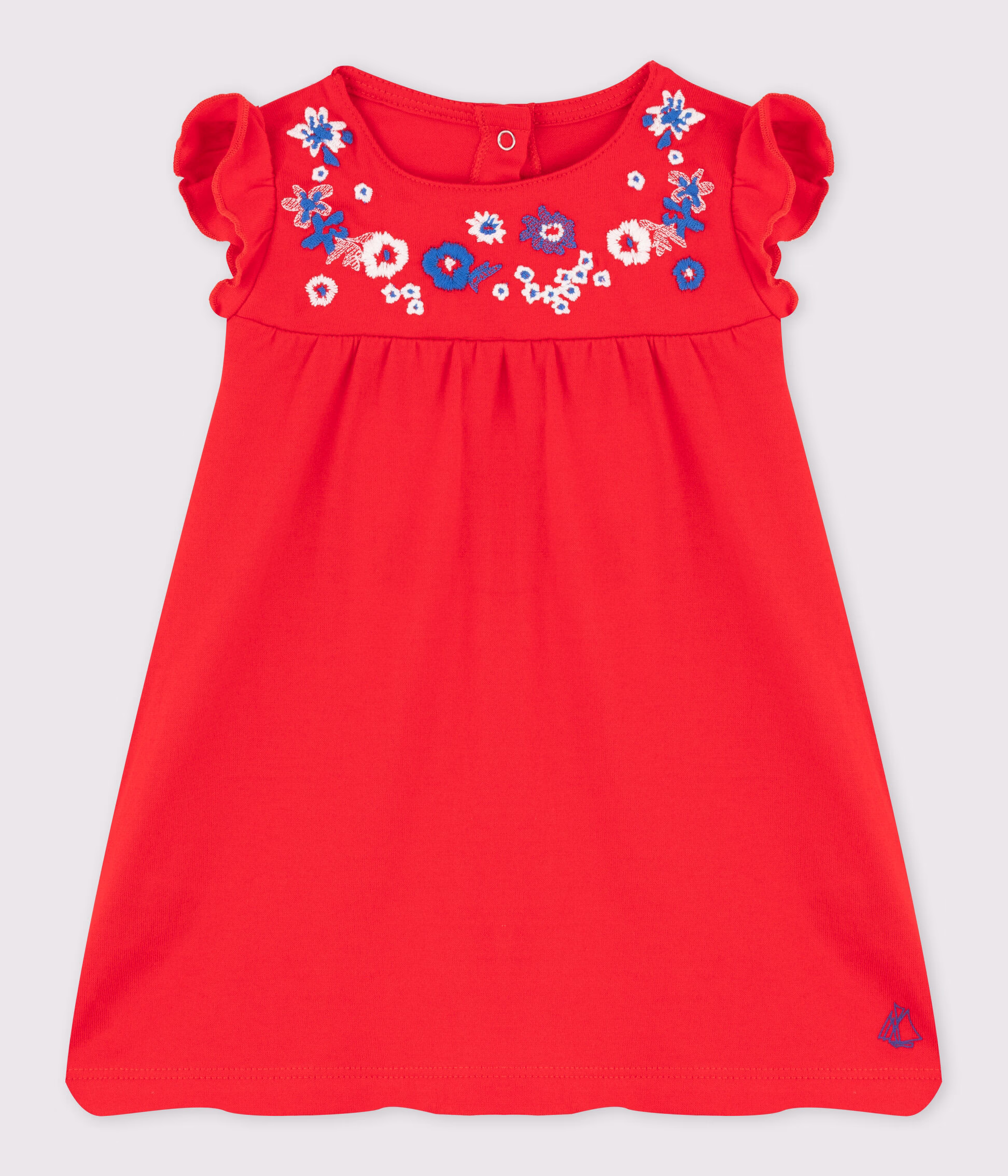 Girls embroidered dress sales