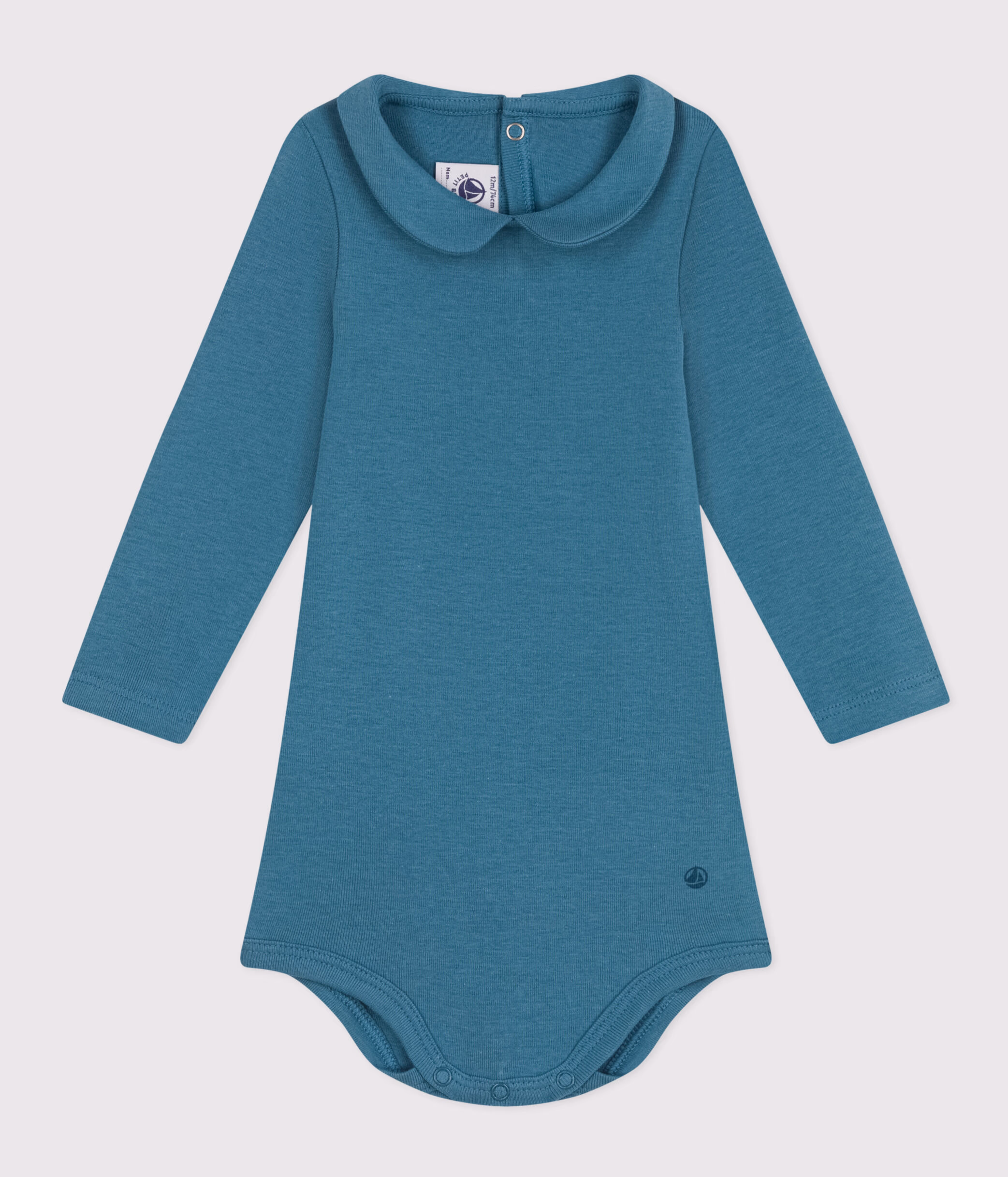 Long sleeve peter pan collar onesie 2025