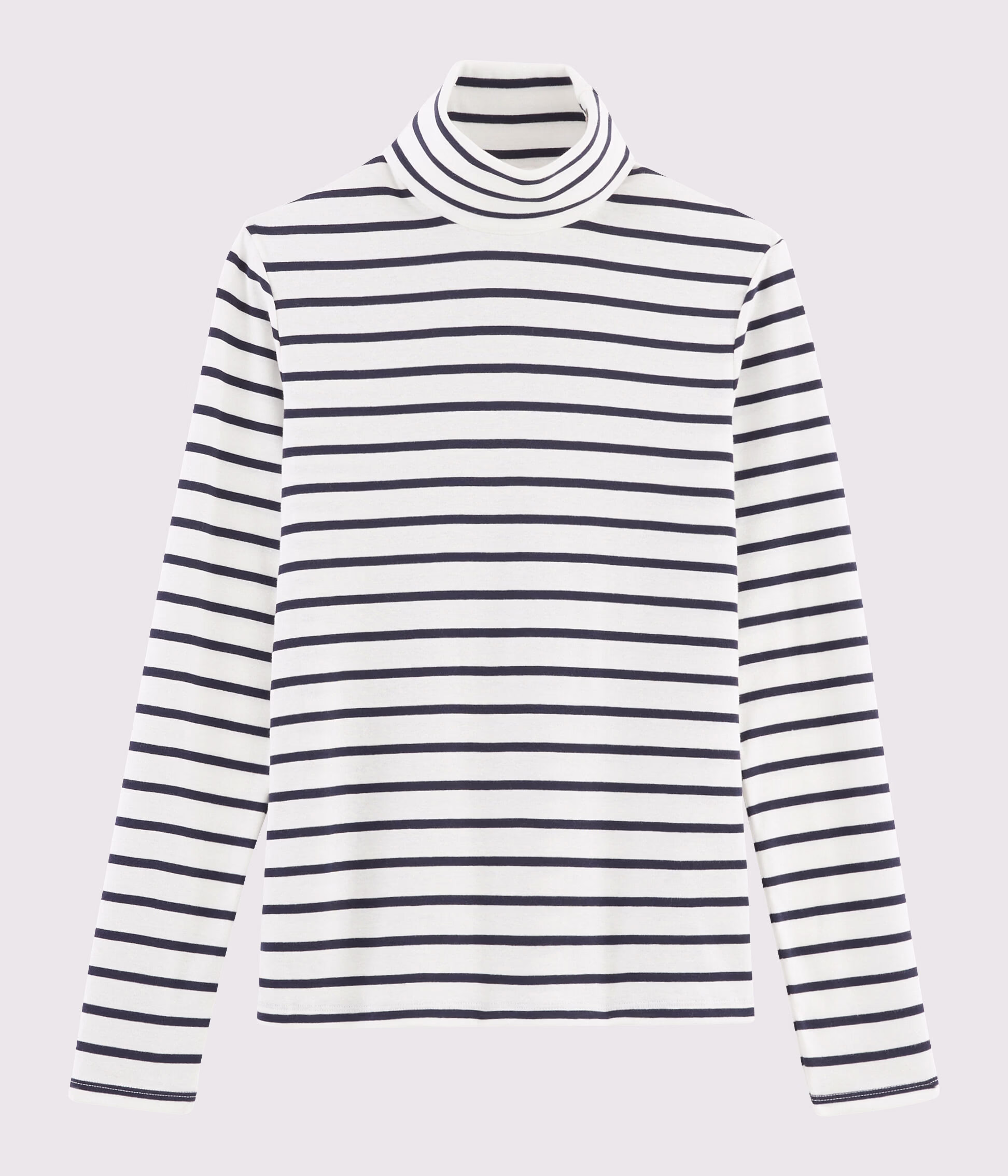 Women s Iconic Striped Cotton Polo Neck A02R504