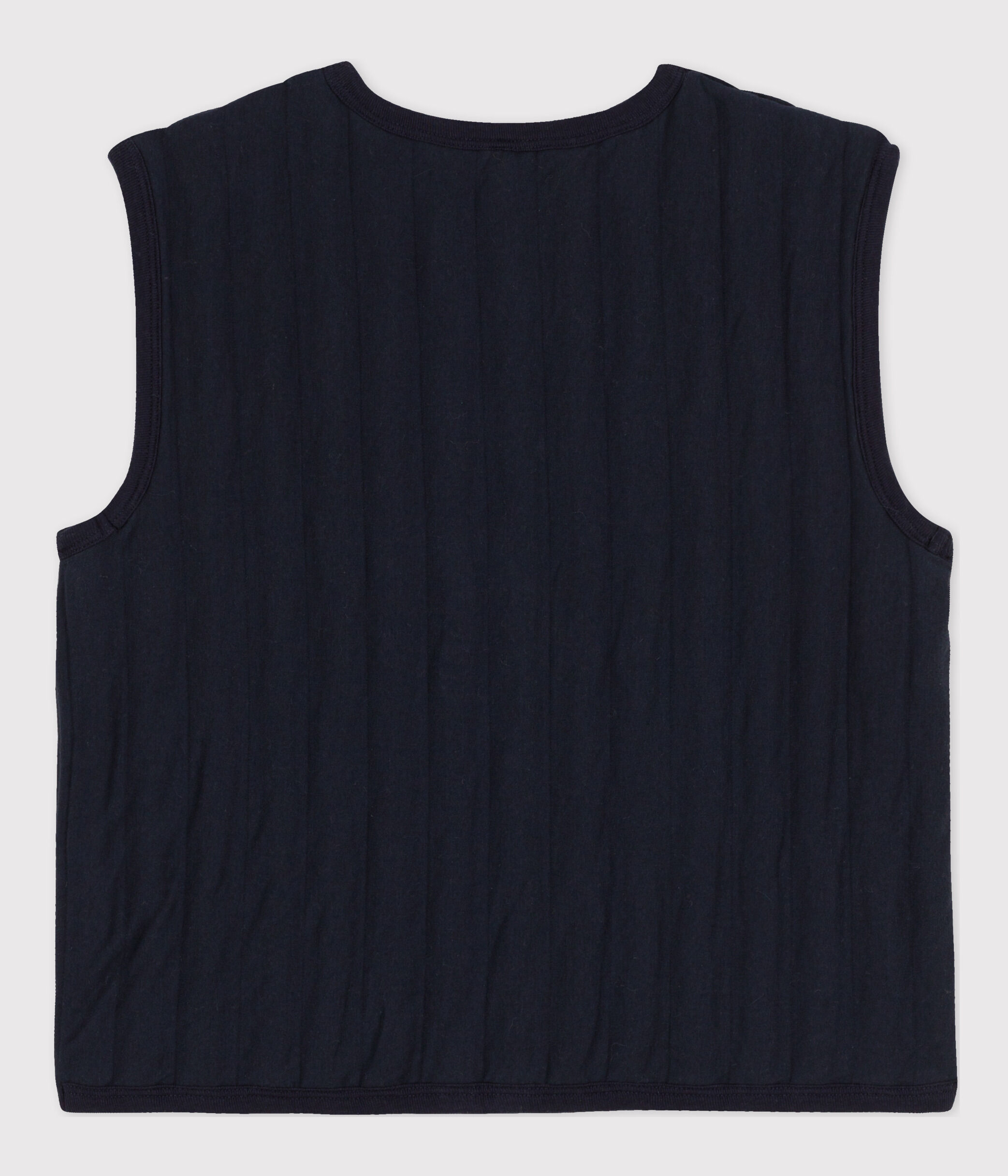 Women s Snuggly Sleeveless Cardigan SMOKING Petit Bateau