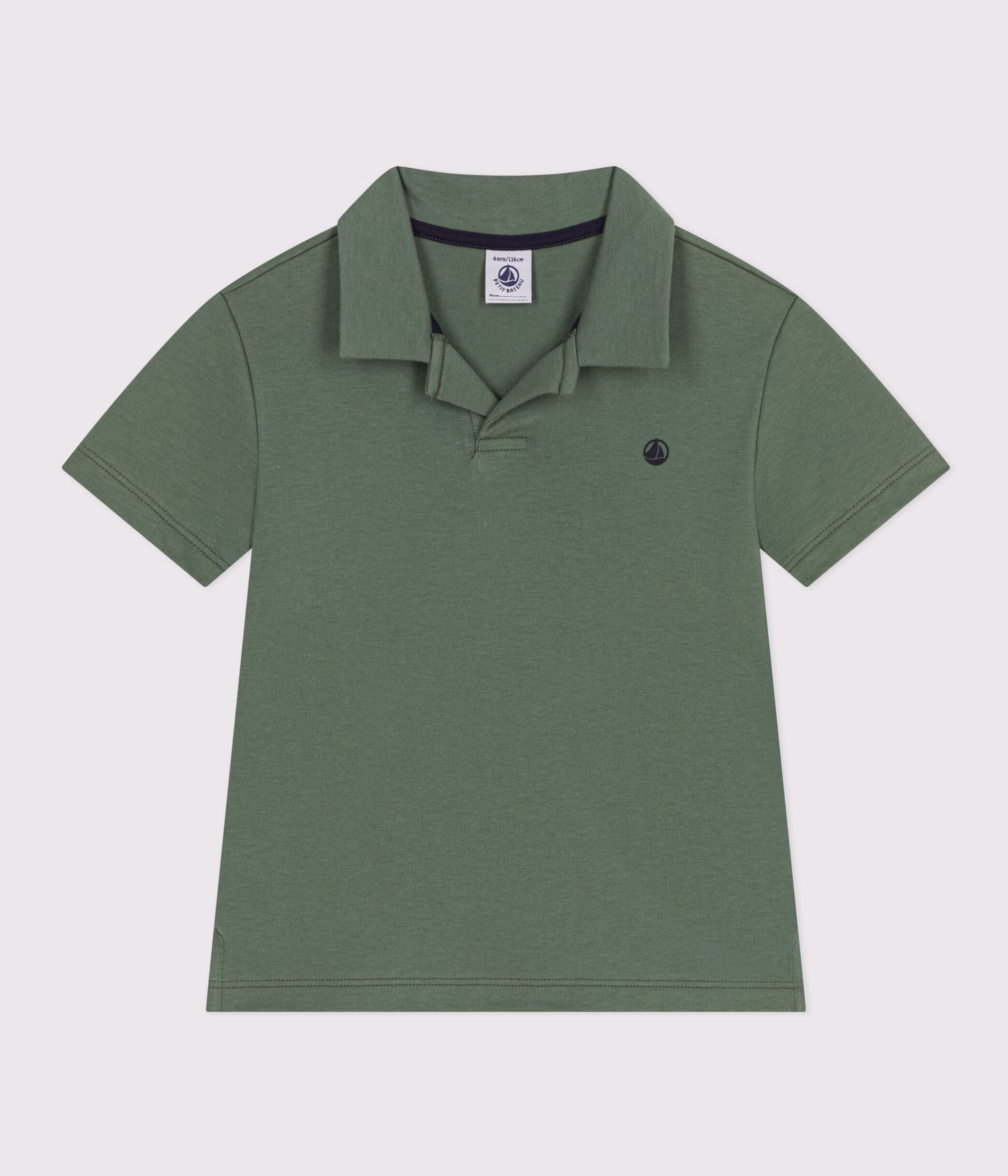 Boys shop green shirt