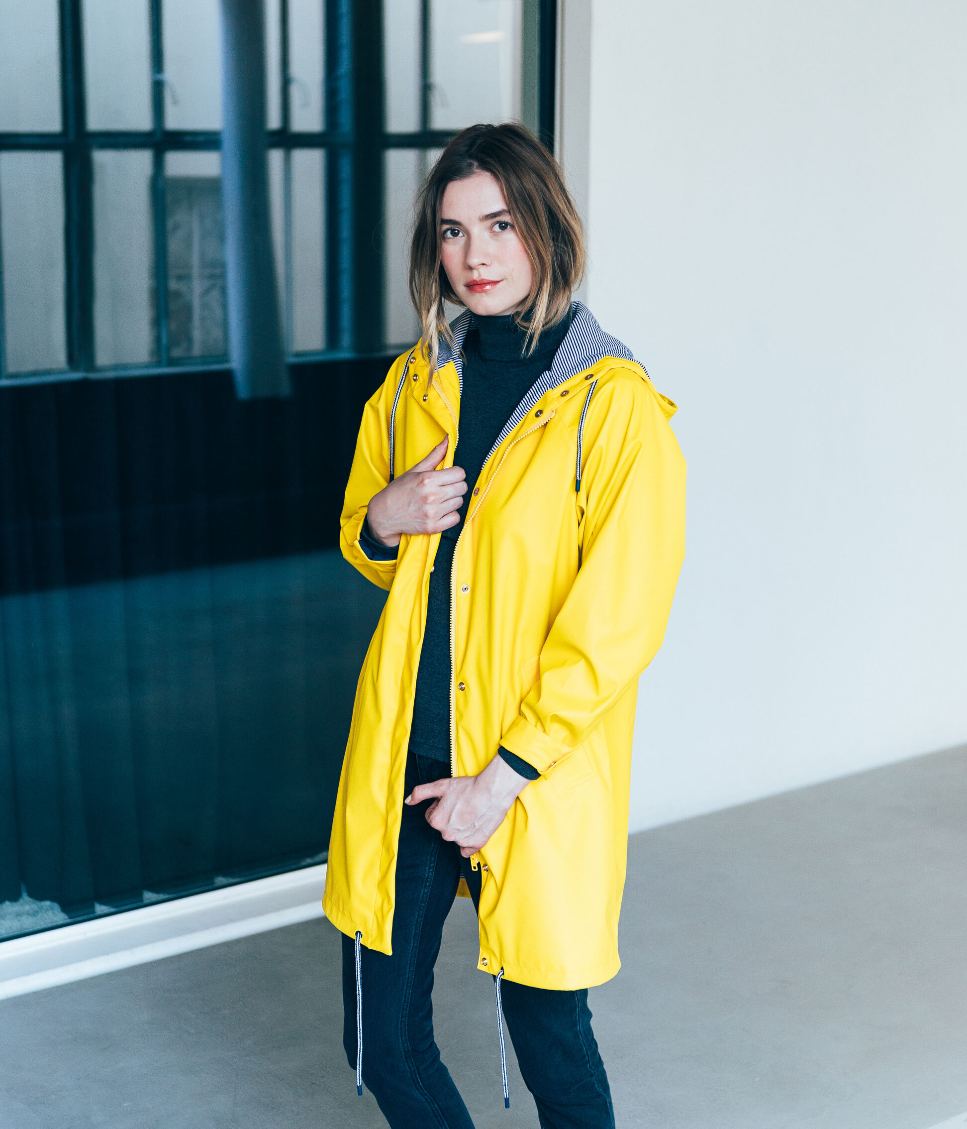 Petit bateau yellow raincoat outlet womens