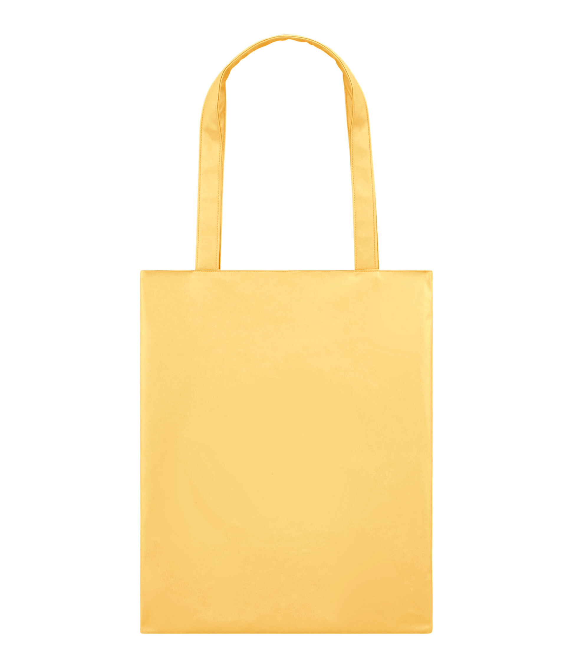 Yellow shop tote bag