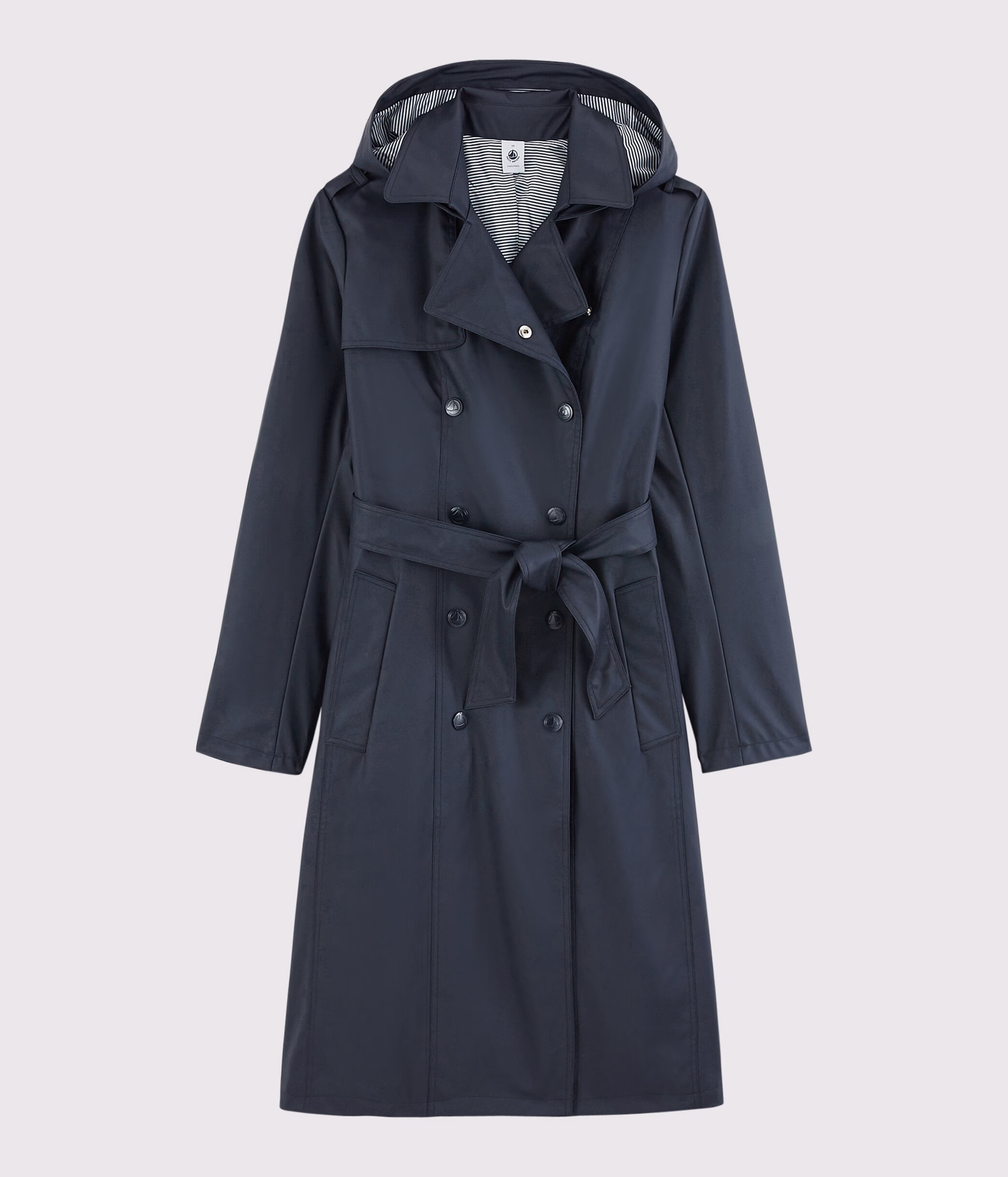 Women s Hooded Trench coat SMOKING Petit Bateau