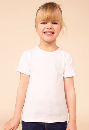 Little girl shop white t shirt