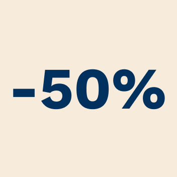 Up to 50% off