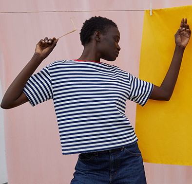 T shirt online bateau femme