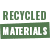 Recycled materials