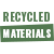 Recycled materials