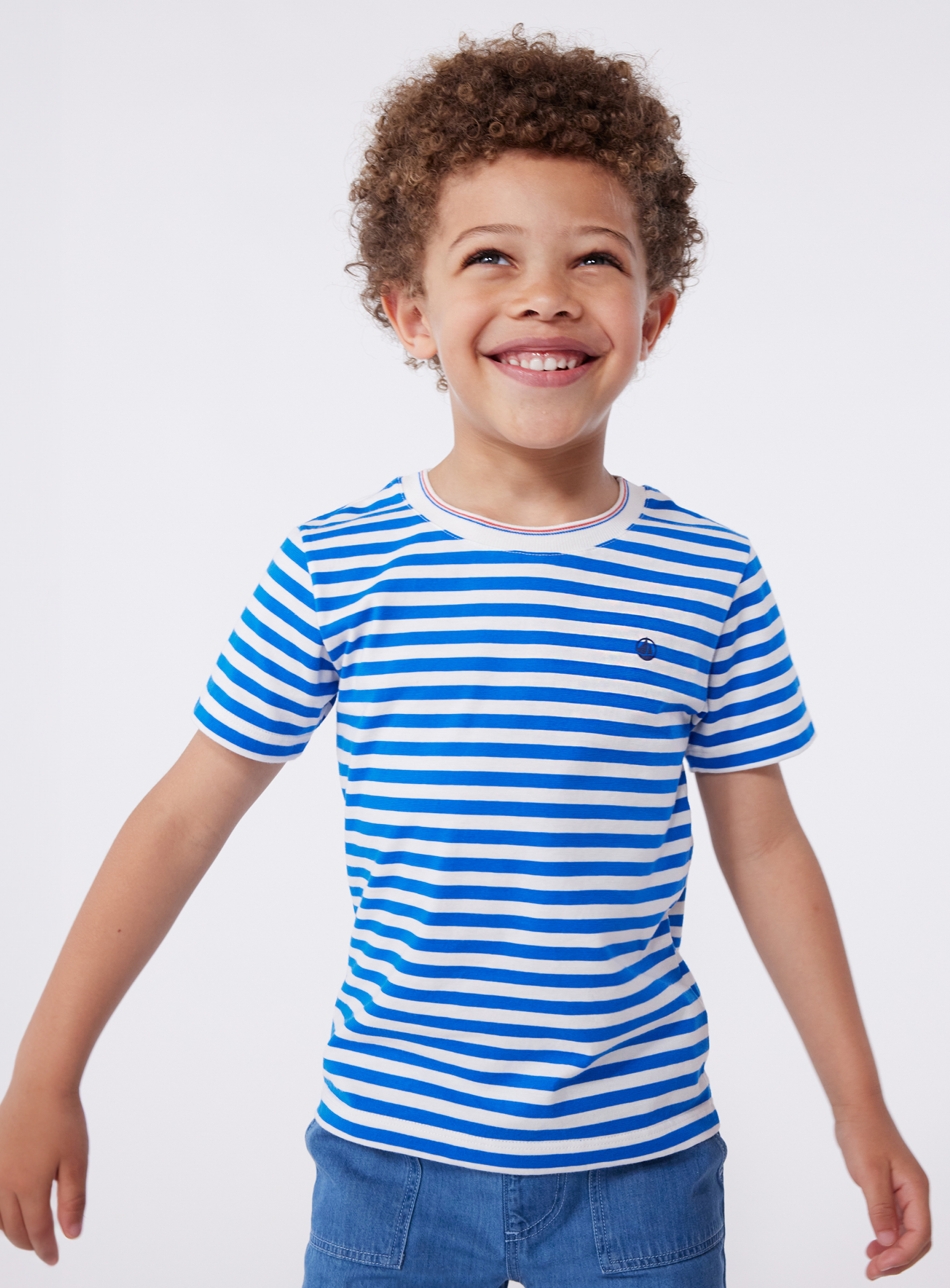 Petit Bateau - Lot De 2 T-shirts Manches Courtes Garçon Imprimé Paris - Coton Doux & Qualité Iconique