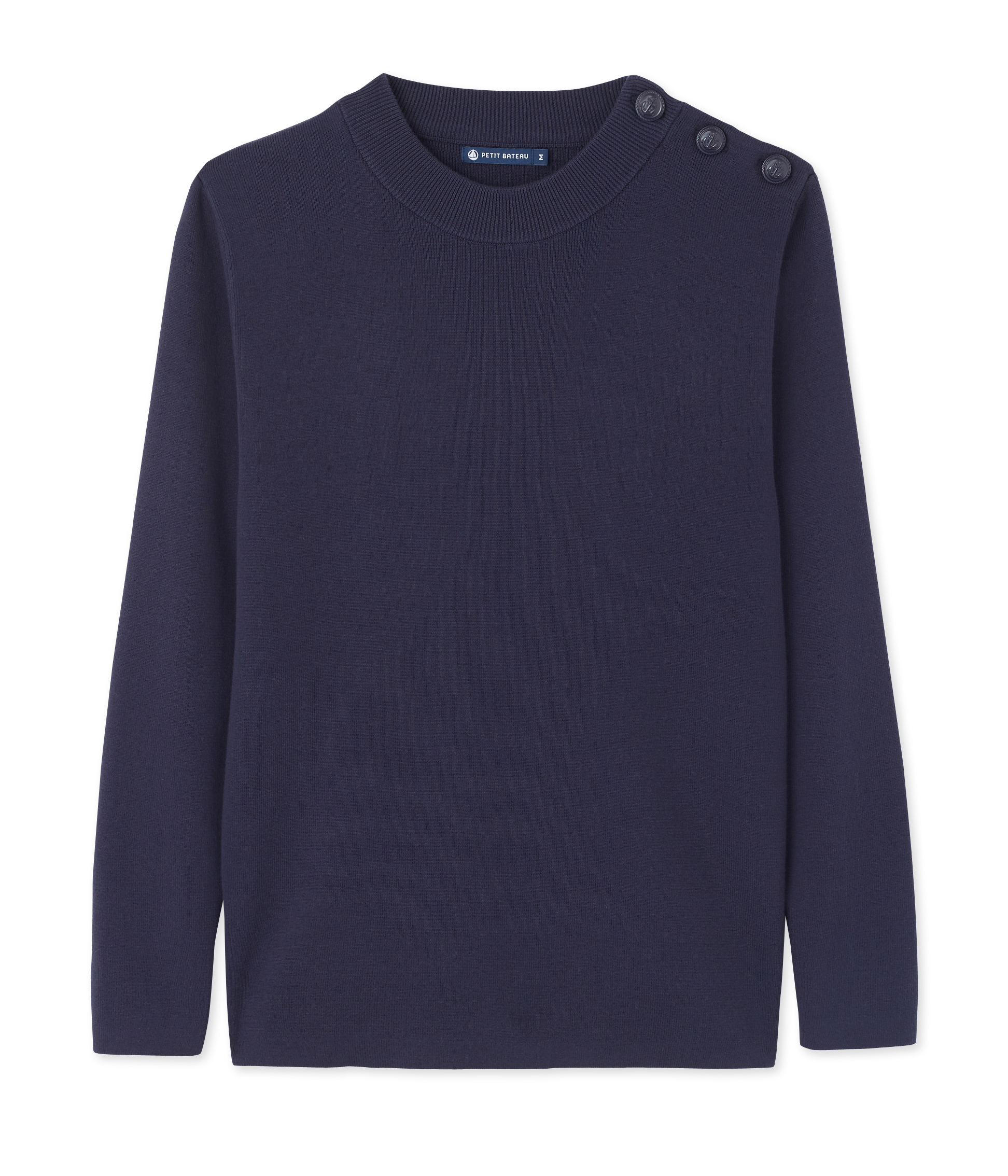 Mens navy breton jumper hotsell