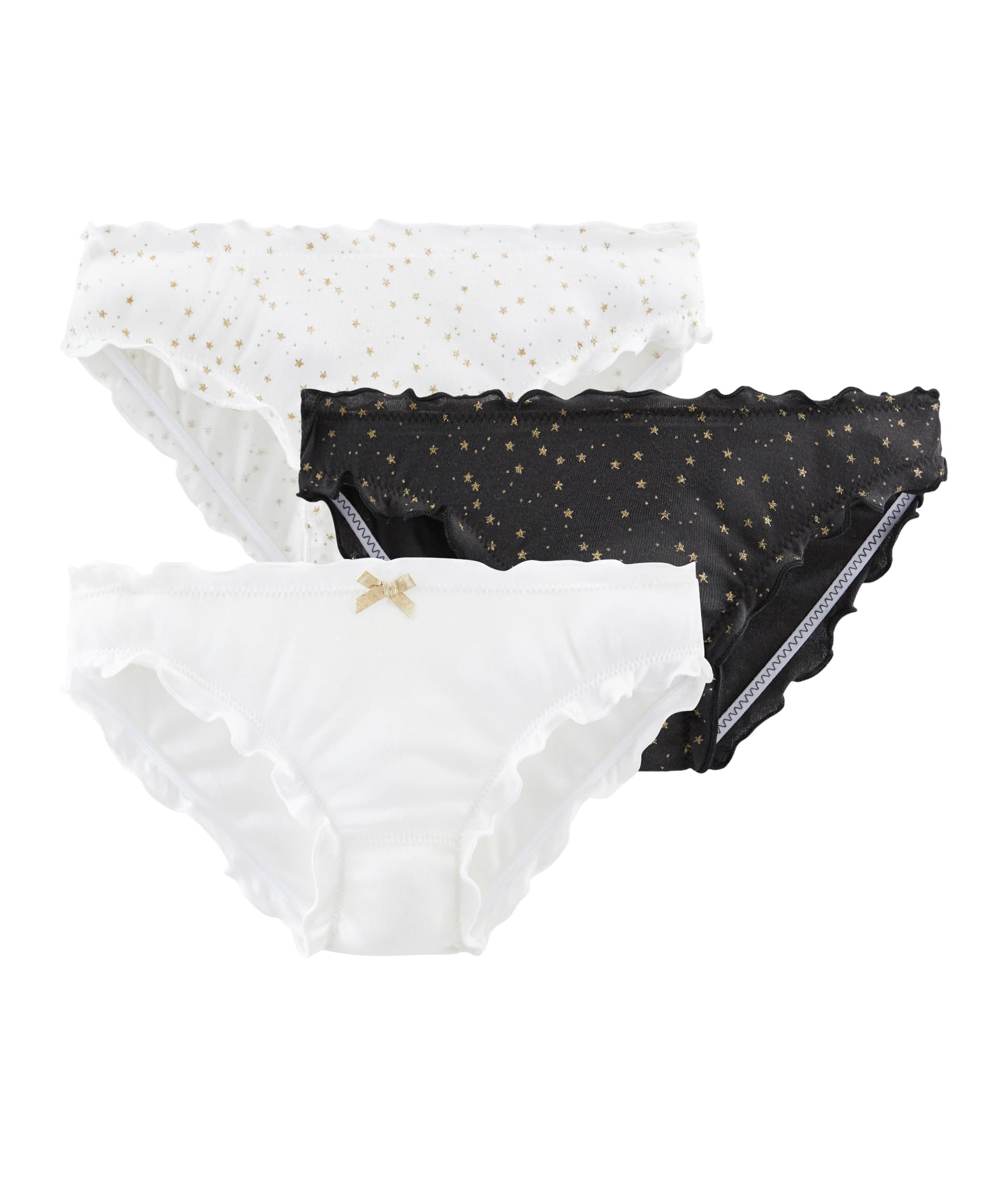 Can Can Retro Dotted Frilly Knickers Set