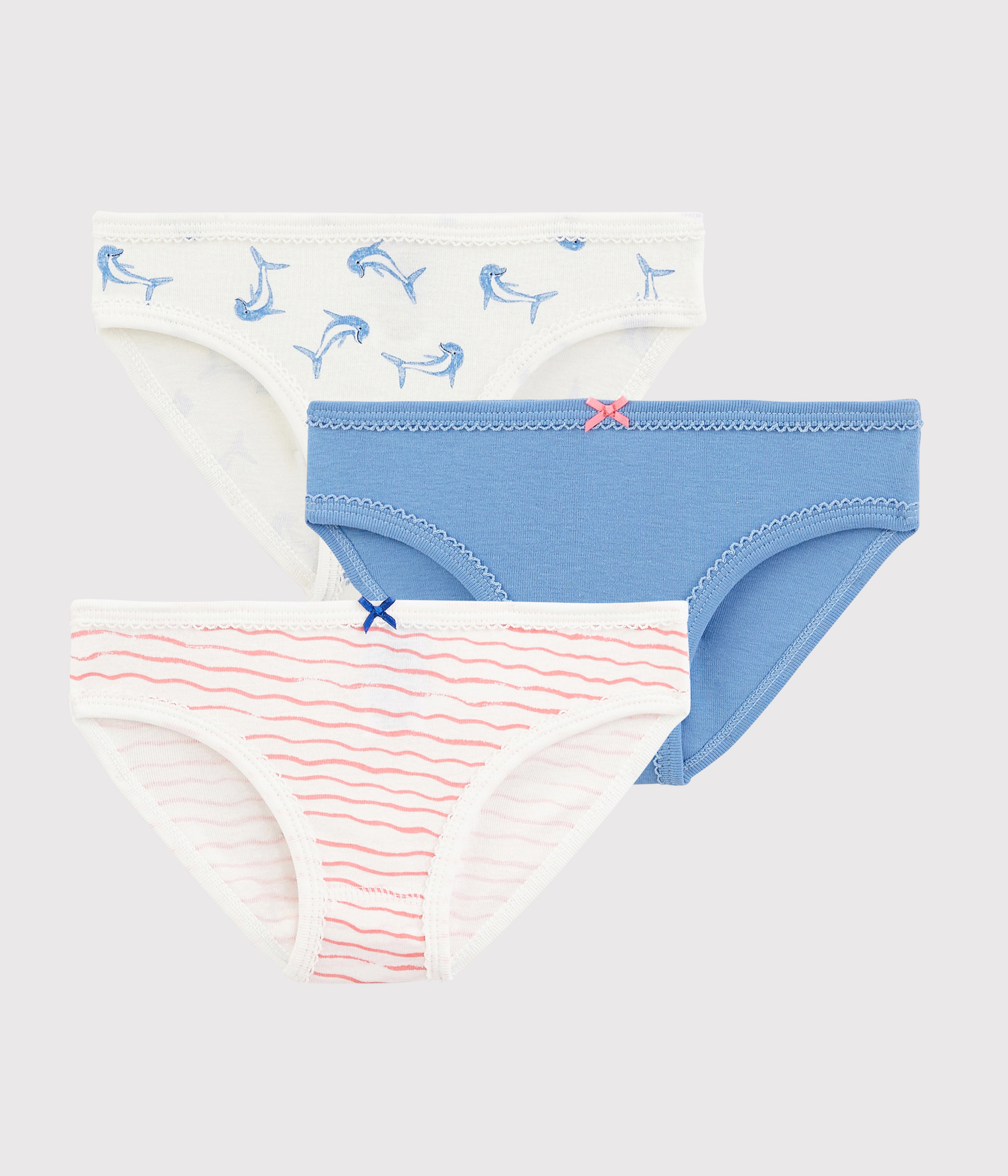 Girls' Knickers with Dolphin Pattern - 3-Pack variante 1 | Petit  image