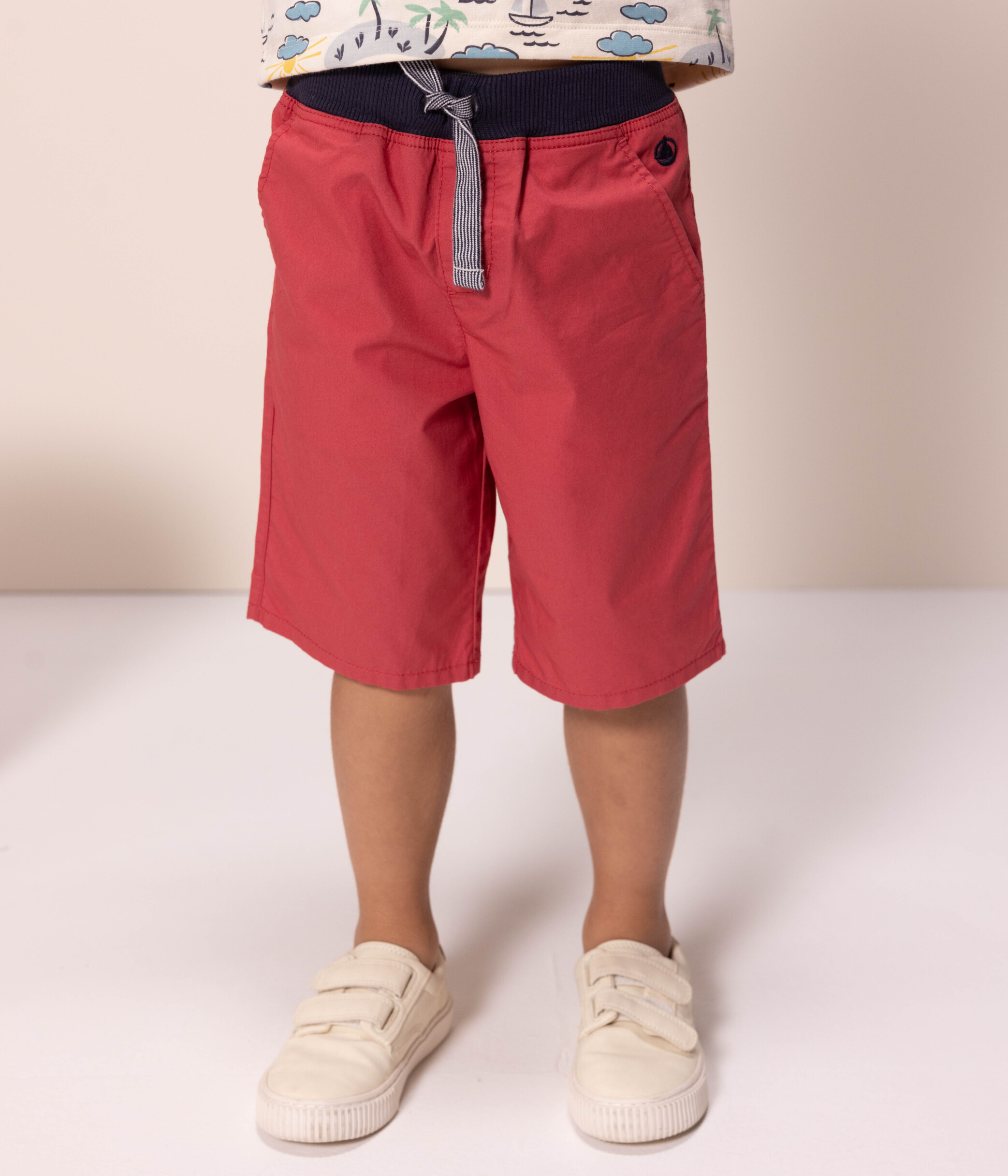 Boys Logo Plate Bermuda Shorts