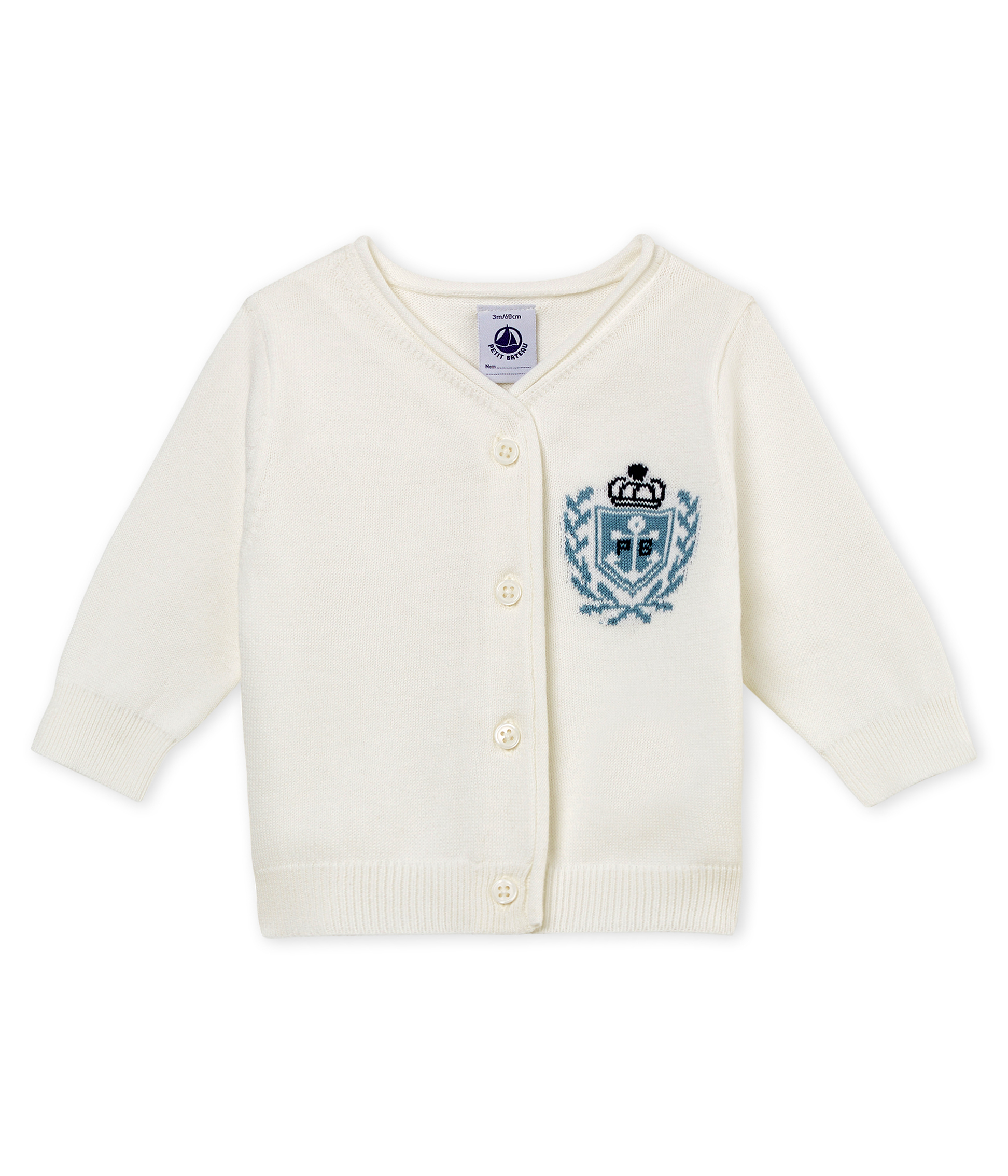 Baby boys' cotton cardigan