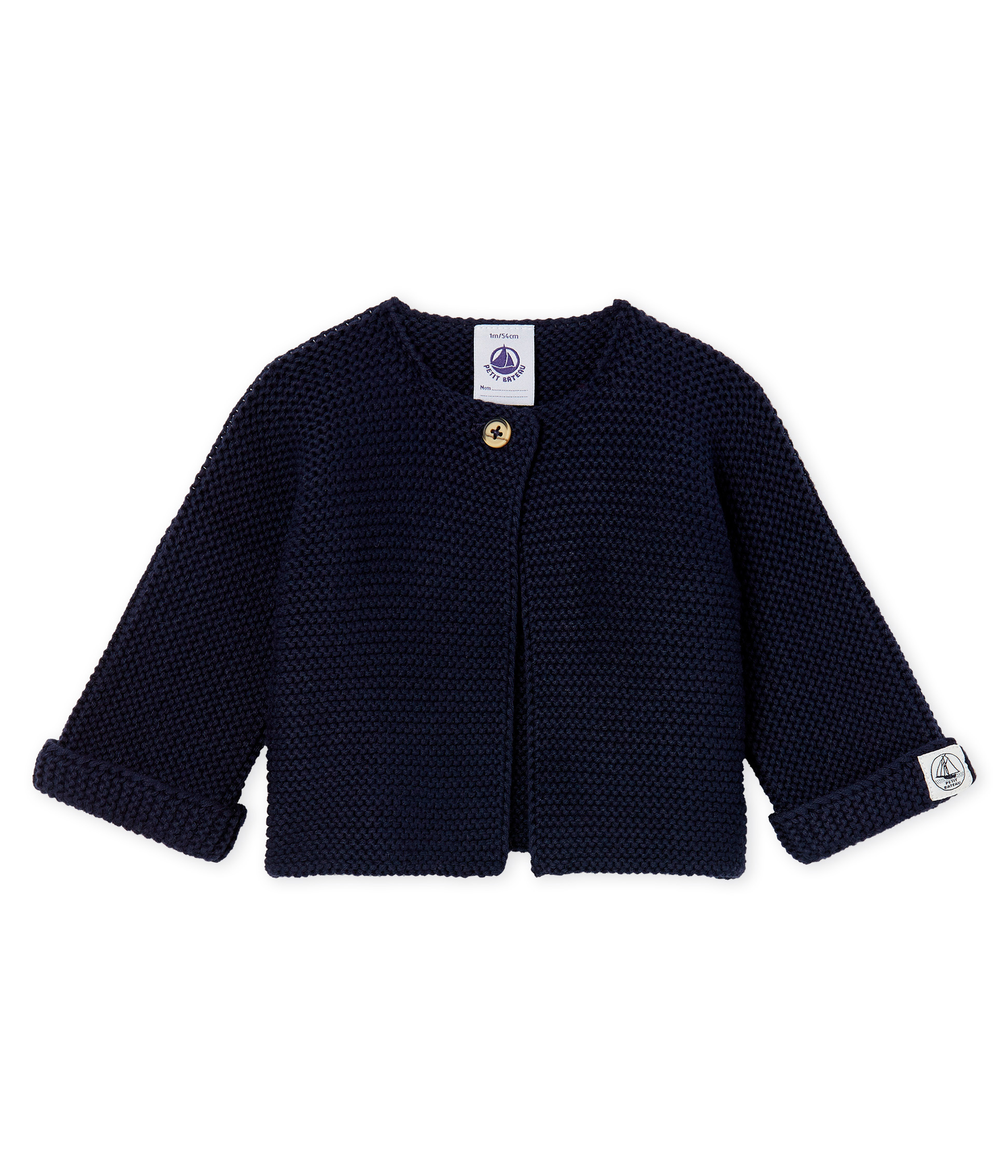 Babies' Cardigan Made Of 100% Cotton Knit