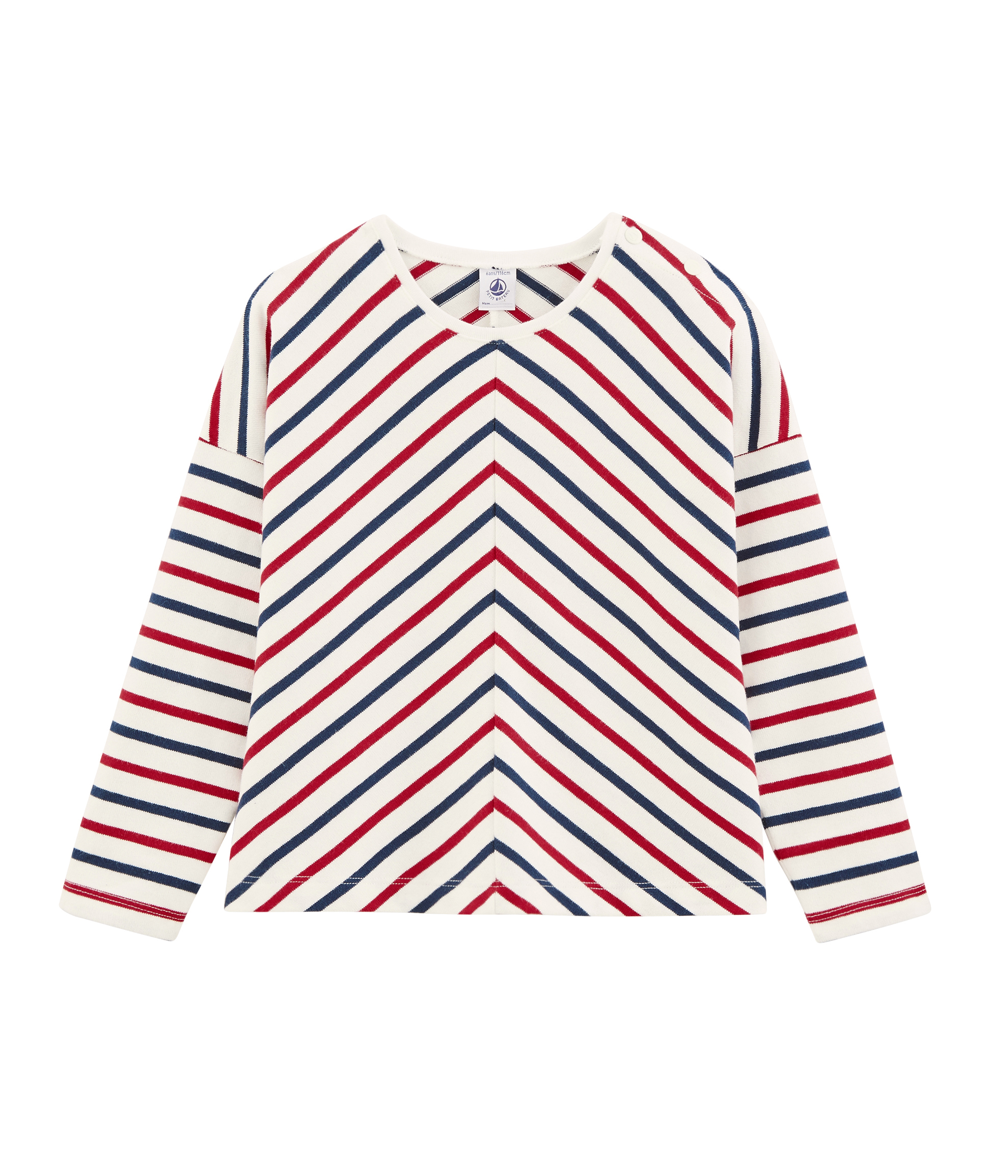 Girls' breton Top